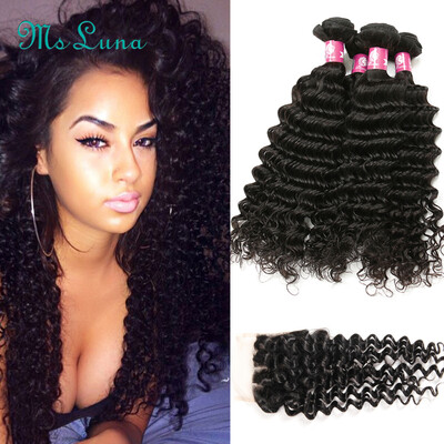 Malaysian Deep Wave With Closure 4 Bundles Malaysian Virgin Hair With Closure 8A Malaysian Deep Curly Human Hair With Closure
Malaysian Deep Wave With Closure 4 Bundles Malaysian Virgin Hair With Closure 8A Malaysian Deep Curly Human Hair With Closure