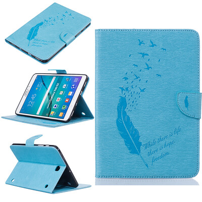 Light blue feathers Style Embossing Classic Flip Cover with Stand Function and Credit Card Slot for SAMSUNG GALAXY Tab S2 8.0 T715C
Light blue feathers Style Embossing Classic Flip Cover with Stand Function and Credit Card Slot for SAMSUNG GALAXY Tab S2 8.0 T715C