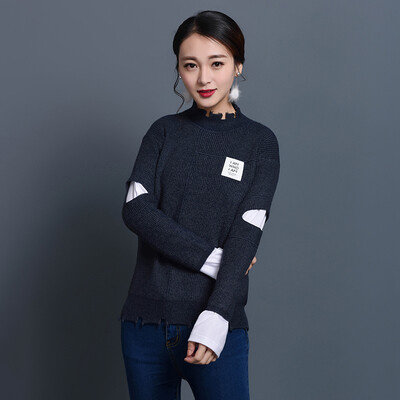 KuoyiHouse 8005 sweater Korean version of the thin hole is a small hole collar splicing open sleeve sets of knit sweater beans green
KuoyiHouse 8005 sweater Korean version of the thin hole is a small hole collar splicing open sleeve sets of knit sweater beans green