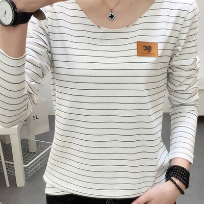 VIVAHEART Korean Style Striped Long Sleeve T-Shirt Women&39s T-shirt VWTC173337 White S 
VIVAHEART Korean Style Striped Long Sleeve T-Shirt Women&39s T-shirt VWTC173337 White S