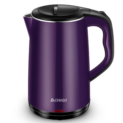 Zhigao CHIGO Electric kettle 304 stainless steel 18L double anti-hot electric kettle ZD18A-708G8 purple
Zhigao CHIGO Electric kettle 304 stainless steel 18L double anti-hot electric kettle ZD18A-708G8 purple