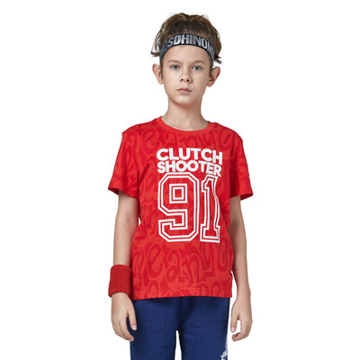 Anta (ANTA) children's clothing boy short-sleeved sweater children's short-sleeved T-shirt 35721145 heat red 165
Anta (ANTA) children's clothing boy short-sleeved sweater children's short-sleeved T-shirt 35721145 heat red 165
