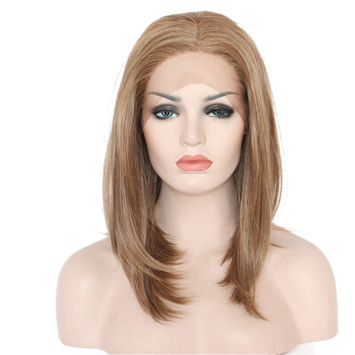 Anogol Short Straight Bob Lace Front Wig Peruca Laco Sintetico Blonde Glueless Heat Resistant Synthetic Hair Wigs
Anogol Short Straight Bob Lace Front Wig Peruca Laco Sintetico Blonde Glueless Heat Resistant Synthetic Hair Wigs