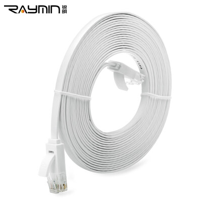 Rui Ming RA660WH-1500 super six types of Gigabit flat cable twisted pair non-shielded cable gold-plated crystal head 8 core copper conductor 15m white
Rui Ming RA660WH-1500 super six types of Gigabit flat cable twisted pair non-shielded cable gold-plated crystal head 8 core copper conductor 15m white