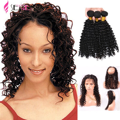 360 Lace Frontal With Bundles Brazilian Virgin Hair Deep Wave Pre Plucked 360 Frontal Closure With 3 Bundles Baby Hair
360 Lace Frontal With Bundles Brazilian Virgin Hair Deep Wave Pre Plucked 360 Frontal Closure With 3 Bundles Baby Hair