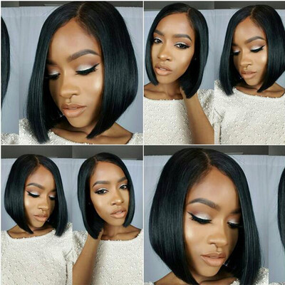 Brazilian hair short lace front human hair wigs gluless lace front bob wigs with baby hair for black women
Brazilian hair short lace front human hair wigs gluless lace front bob wigs with baby hair for black women
