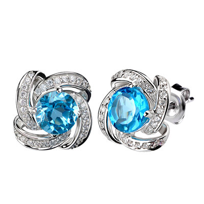 Yulan JOLEE earring TOEAM earrings S925 silver Korean version of the simple color gem earrings to send his girlfriend honor his wife gift blue
Yulan JOLEE earring TOEAM earrings S925 silver Korean version of the simple color gem earrings to send his girlfriend honor his wife gift blue