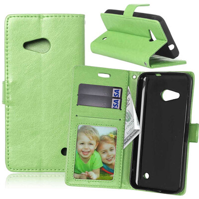 Green Style Classic Flip Cover with Stand Function and Credit Card Slot for Microsoft Lumia 550
Green Style Classic Flip Cover with Stand Function and Credit Card Slot for Microsoft Lumia 550