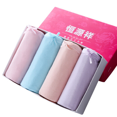 Hengyuan Xiang solid color underwear women in the waist hollow lace sexy breathable women's briefs 4 mixed color G0206 L code
Hengyuan Xiang solid color underwear women in the waist hollow lace sexy breathable women's briefs 4 mixed color G0206 L code
