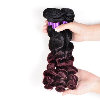 7A Peruvian Virgin Hair Loose Wave Ombre Hair Extensions Two Tone 1B/Burgundy Color Peruvian Loose Wave Ombre Human Hair Weaves
7A Peruvian Virgin Hair Loose Wave Ombre Hair Extensions Two Tone 1B/Burgundy Color Peruvian Loose Wave Ombre Human Hair Weaves