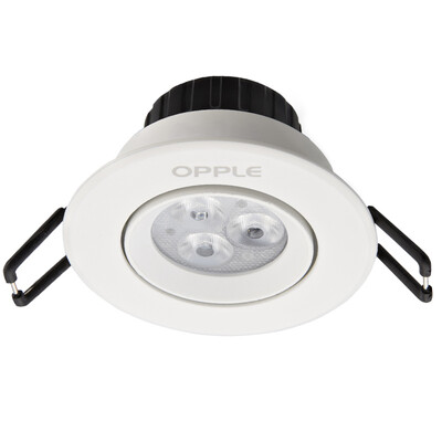 Jingdong Supermarket Op lighting OPPLE led spotlights downlight ceiling light aluminum paint white 3-watt white light 6500K hole 6-7 cm
Jingdong Supermarket Op lighting OPPLE led spotlights downlight ceiling light aluminum paint white 3-watt white light 6500K hole 6-7 cm