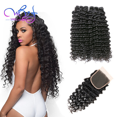 WYF 9A Cheap Brazilian Virgin Hair Deep Wave Weft with Closure 3 Bundles Deep Wave Hair Bundles with Closure Brazilian Virgin Hair
WYF 9A Cheap Brazilian Virgin Hair Deep Wave Weft with Closure 3 Bundles Deep Wave Hair Bundles with Closure Brazilian Virgin Hair