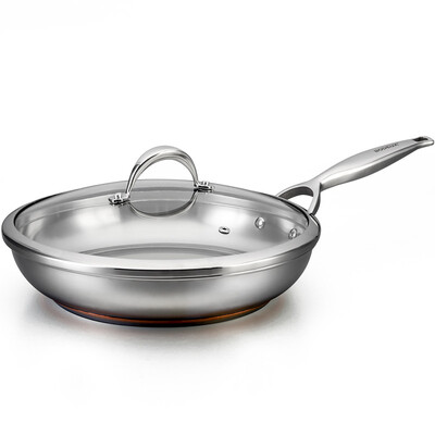 【Jingdong Supermarket】 Platinum Dili Bodeux royal frying pan 28CM pure copper core fast hot 304 stainless steel non-fog non-stick pan insulation casting handle induction cooker gas stove general
【Jingdong Supermarket】 Platinum Dili Bodeux royal frying pan 28CM pure copper core fast hot 304 stainless steel non-fog non-stick pan insulation casting handle induction cooker gas stove general