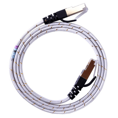 AMPCOM AMCOM AMCAT6AWH0880 super six flat cable network oxygen-free copper CAT6A network patch cord gold-plated shielded computer router connection cable white 8 meters
AMPCOM AMCOM AMCAT6AWH0880 super six flat cable network oxygen-free copper CAT6A network patch cord gold-plated shielded computer router connection cable white 8 meters