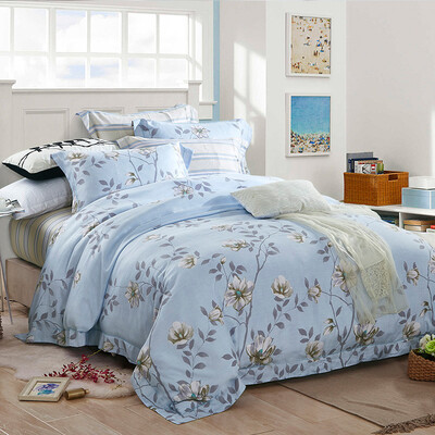 Jia Bai four sets of bedding bedding quilt bamboo fiber Tencel linen fabric Orchid 200 230
Jia Bai four sets of bedding bedding quilt bamboo fiber Tencel linen fabric Orchid 200 230