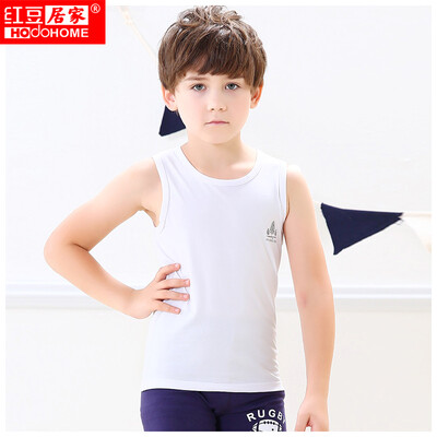 Reddish home Hodohome children&39s vest boy in the big child cotton elastic backing sleeveless T-shirt white 17095
Reddish home Hodohome children&39s vest boy in the big child cotton elastic backing sleeveless T-shirt white 17095