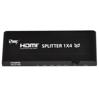 Sanbao SANBAO VGA-H304 HDMI splitter 1 minute 4 into the four video splitter signal amplifier support 1080P without line
Sanbao SANBAO VGA-H304 HDMI splitter 1 minute 4 into the four video splitter signal amplifier support 1080P without line