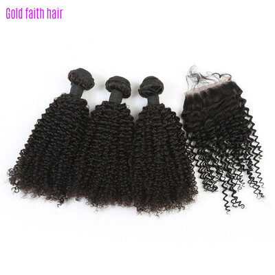 Brazilian Virgin Hair With Lace Closure Human Hair Kinky Curly Weave 3pcs bundles with a Closure Wholesale Virgin Human Weave
Brazilian Virgin Hair With Lace Closure Human Hair Kinky Curly Weave 3pcs bundles with a Closure Wholesale Virgin Human Weave