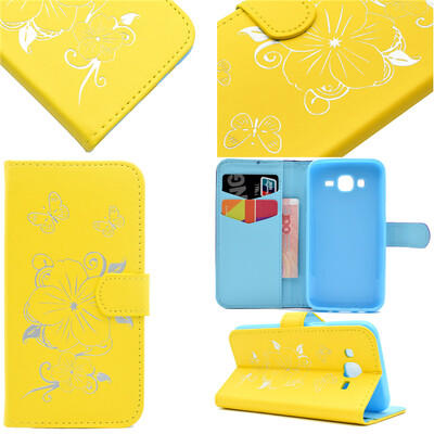 Yellow Hot Stamping Foil Gold Design PU Leather Flip Cover Wallet Card Holder Case for Samsung GALAXY J5
Yellow Hot Stamping Foil Gold Design PU Leather Flip Cover Wallet Card Holder Case for Samsung GALAXY J5