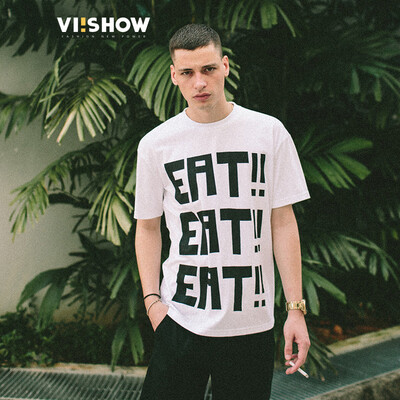 Вэй Xiu viishow круглый шею воротник случайные с коротким рукавом футболка мужской алфавит печати мужская короткая футболка TD18981721 белый L 
Вэй Xiu viishow круглый шею воротник случайные с коротким рукавом футболка мужской алфавит печати мужская короткая футболка TD18981721 белый L