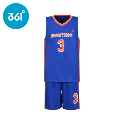 361 ° children's clothing boy summer sports basketball suit N51721461 blue inlaid 170
361 ° children's clothing boy summer sports basketball suit N51721461 blue inlaid 170