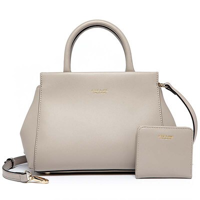 JESSIE&JANE Simple bag with super cowhide leather Shoulder bag&short wallet J26F1261819GYJ26F1265826GY Gray
JESSIE&JANE Simple bag with super cowhide leather Shoulder bag&short wallet J26F1261819GYJ26F1265826GY Gray