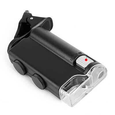 Paulone 60 times 100 times LED light source Universal mobile phone clip Magnifier with money detector Portable Focusing microscope 7751W
Paulone 60 times 100 times LED light source Universal mobile phone clip Magnifier with money detector Portable Focusing microscope 7751W