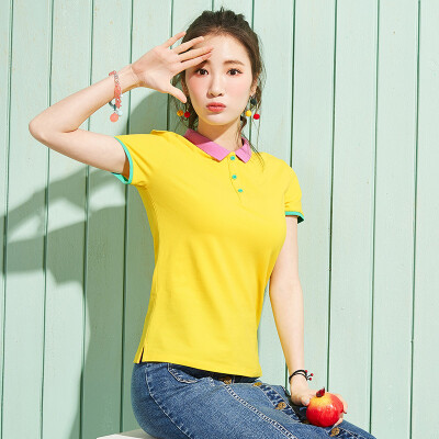 Semir short body T shirt lady summer sweet doll collar collar Polo shirt 19037000601 rose red
Semir short body T shirt lady summer sweet doll collar collar Polo shirt 19037000601 rose red