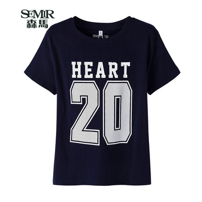 Semir Semir Short Sleeve T-Shirt Summer Lady Casual Loose Letter Print T-Shirt Couple 12216000044 Light Blue M
Semir Semir Short Sleeve T-Shirt Summer Lady Casual Loose Letter Print T-Shirt Couple 12216000044 Light Blue M