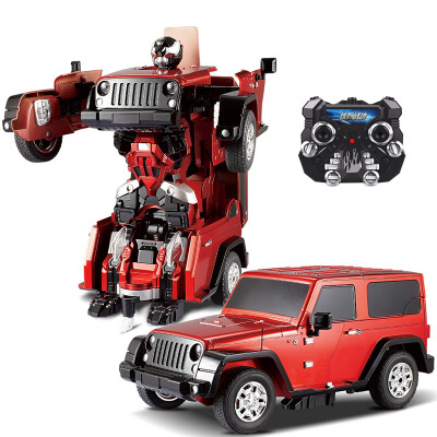 JIAQI) TT665 Wrangler car robot (red) electric intelligent remote control a key deformation supermodel God car toy
JIAQI) TT665 Wrangler car robot (red) electric intelligent remote control a key deformation supermodel God car toy