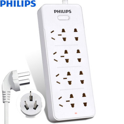 Philips Power Strip Socket SPS3821B/93 8-outlet 1.8m Switch Childproof Indicator Light
Philips Power Strip Socket SPS3821B/93 8-outlet 1.8m Switch Childproof Indicator Light