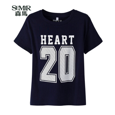 Semir Semir Short Sleeve T-Shirt Summer Lady Casual Loose Letter Print T-Shirt Couple 12216000044 Light Blue M
Semir Semir Short Sleeve T-Shirt Summer Lady Casual Loose Letter Print T-Shirt Couple 12216000044 Light Blue M