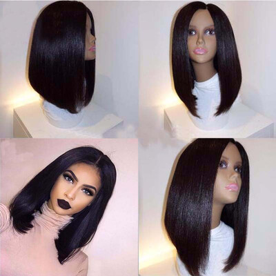 Short human hair Bob Wig With Baby Hair Lace Front Wigs Brazilian Straight Lace front Bob Wigs For Black women
Short human hair Bob Wig With Baby Hair Lace Front Wigs Brazilian Straight Lace front Bob Wigs For Black women