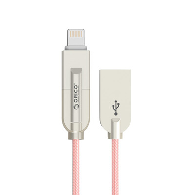 ORICO (ORICO) MLS-10 Apple / Andrews Data Cable Combo Andrews + Lightning dual-use multi-function USB charging cable 1 meter nylon woven pink
ORICO (ORICO) MLS-10 Apple / Andrews Data Cable Combo Andrews + Lightning dual-use multi-function USB charging cable 1 meter nylon woven pink