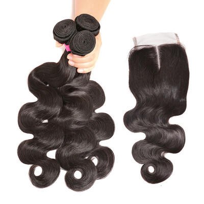 Charming Indian Body Wave 3 Bundles With 4x4 Lace Closure Human Hair Weave Lace Frontal With Bundles Indian Virgin Hair With Closu
Charming Indian Body Wave 3 Bundles With 4x4 Lace Closure Human Hair Weave Lace Frontal With Bundles Indian Virgin Hair With Closu