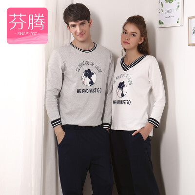 Fen Teng FENTENG couple pajamas male spring 2017 new cute cartoon casual home suits men L9714287 flowers gray
Fen Teng FENTENG couple pajamas male spring 2017 new cute cartoon casual home suits men L9714287 flowers gray