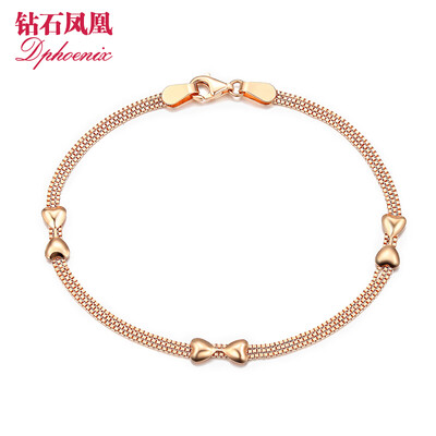 Diamond Phoenix 18K rose gold fashion bracelet Chopin heart-dependent female bracelet G0108
Diamond Phoenix 18K rose gold fashion bracelet Chopin heart-dependent female bracelet G0108