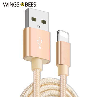 【2 pieces】 Bee-winged apple 6 / 6S / 7 data line braided wire 1 meter Tu Hao gold mobile phone charger line power cord support iphone5 / 5s / 7P / SE / ipad air mini
【2 pieces】 Bee-winged apple 6 / 6S / 7 data line braided wire 1 meter Tu Hao gold mobile phone charger line power cord support iphone5 / 5s / 7P / SE / ipad air mini