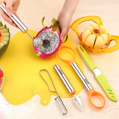 Kitchen&the United States 304 fruit knife set apple cut apple plate dual-use pulp machine digging ball spoon carved knife all steel peeling knife exquisite fruit knife
Kitchen&the United States 304 fruit knife set apple cut apple plate dual-use pulp machine digging ball spoon carved knife all steel peeling knife exquisite fruit knife