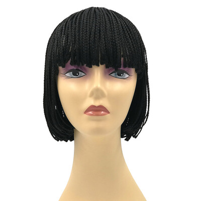 Braiding Bob Hair Wigs For Black Women Natural Color Straight Black Heat Resistant Hair Wig
Braiding Bob Hair Wigs For Black Women Natural Color Straight Black Heat Resistant Hair Wig