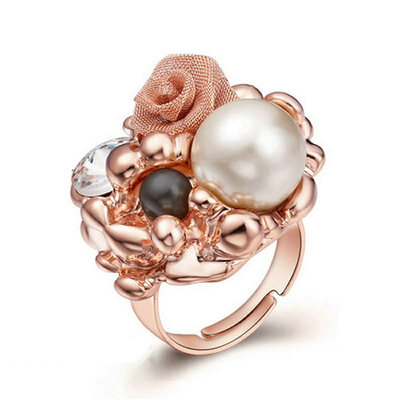 Yoursfs@ Exquisite Gold Plating Big Pearl With Gold Flower Rings For Women Vintage Design Female Ring Luxurious Jewelry Statement
Yoursfs@ Exquisite Gold Plating Big Pearl With Gold Flower Rings For Women Vintage Design Female Ring Luxurious Jewelry Statement