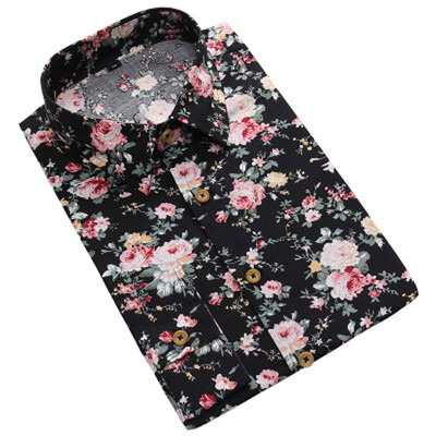 Mens shirts with long sleeves in Korean fashion casual shirt printing floral stylist clothes tide inch slim
Mens shirts with long sleeves in Korean fashion casual shirt printing floral stylist clothes tide inch slim