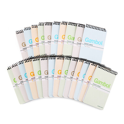 KOKUYO WCN-SA6506X Serie Gambol Note Pad Spiral Binding with Flexible Cover (50 pages)--12 pack
KOKUYO WCN-SA6506X Serie Gambol Note Pad Spiral Binding with Flexible Cover (50 pages)--12 pack