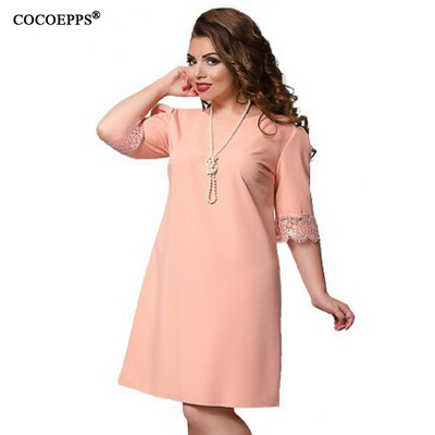 COCOEPPS 2017 Plus Size Women Lace Dress Summer Large Size Patchwork Ladies Office Dresses Big Size Evening Loose Vestidos 6XL
COCOEPPS 2017 Plus Size Women Lace Dress Summer Large Size Patchwork Ladies Office Dresses Big Size Evening Loose Vestidos 6XL