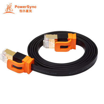 (PowerSync) CAT7-KFMG10 семь линий кабеля 1-метровый высокоскоростной плоский сетевой кабель Gigabit Ethernet с чистым медным двойным экраном
(PowerSync) CAT7-KFMG10 семь линий кабеля 1-метровый высокоскоростной плоский сетевой кабель Gigabit Ethernet с чистым медным двойным экраном