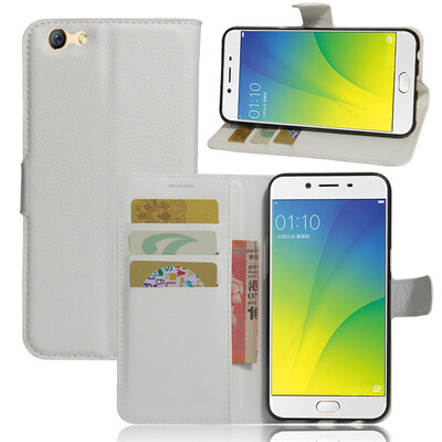 GANGXUN OPPO F3 Case High Quality PU Leather Flip Cover Kickstand Anti-shock Wallet Case for OPPO A77
