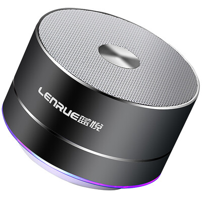 Blue Yue (LEnRuE) A2 Wireless Bluetooth Speaker Mini Portable Card Subwoofer Small Sonic Small Steel Cannon Computer Speaker Space Gray [500mAh Battery
Blue Yue (LEnRuE) A2 Wireless Bluetooth Speaker Mini Portable Card Subwoofer Small Sonic Small Steel Cannon Computer Speaker Space Gray [500mAh Battery