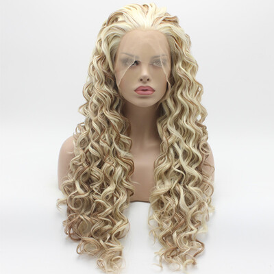 Iwona Hair Curly Long White Light Blonde Auburn Mix Wig Half Hand Tied Heat Resistant Synthetic Lace Front Wig
Iwona Hair Curly Long White Light Blonde Auburn Mix Wig Half Hand Tied Heat Resistant Synthetic Lace Front Wig