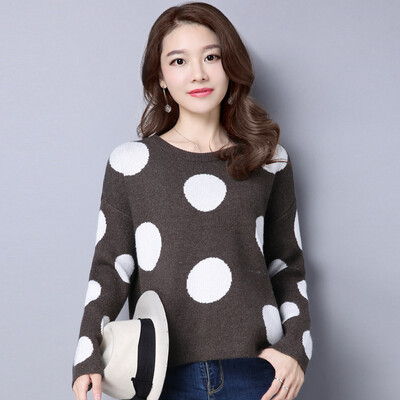 A long morning 2017 Korean long-sleeved loose short sets of sweaters women&39s autumn&winter wave point wild base sweater S63W0255A8L dark gray
A long morning 2017 Korean long-sleeved loose short sets of sweaters women&39s autumn&winter wave point wild base sweater S63W0255A8L dark gray