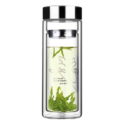 Fuguang double - layer transparent belt covered with filter tea insulation business water cup 280ml
Fuguang double - layer transparent belt covered with filter tea insulation business water cup 280ml